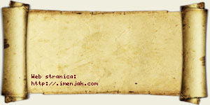 Danijel Nešković vizit kartica